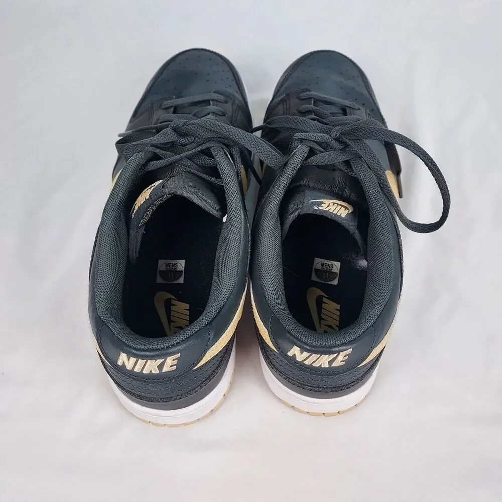 Nike Dunk Low Retro Sneaker Men's Size 11 Black / Sesame Anthracite DV0831-005